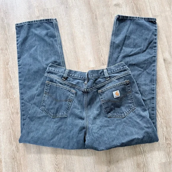 Carhartt Straight Leg Blue Jeans - Picture 6 of 7
